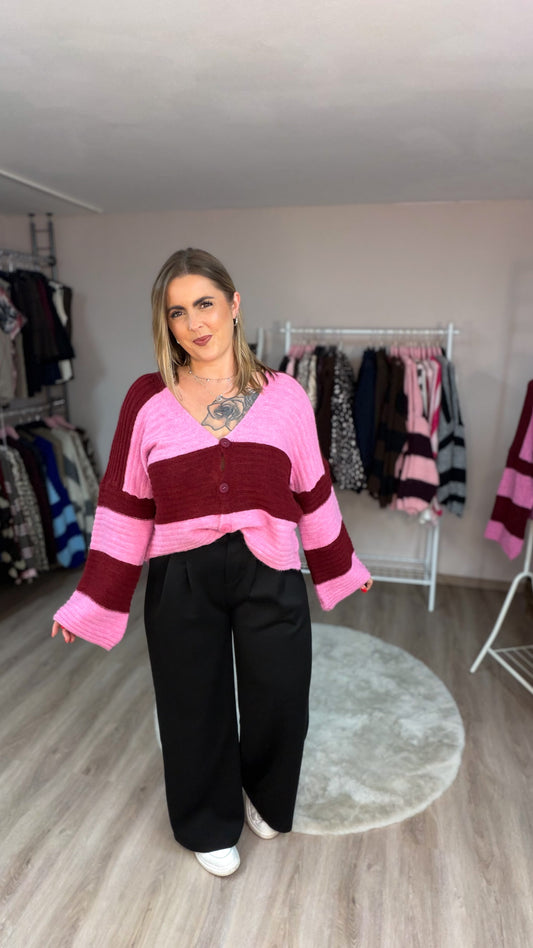 Cardigan gestreift (70495)