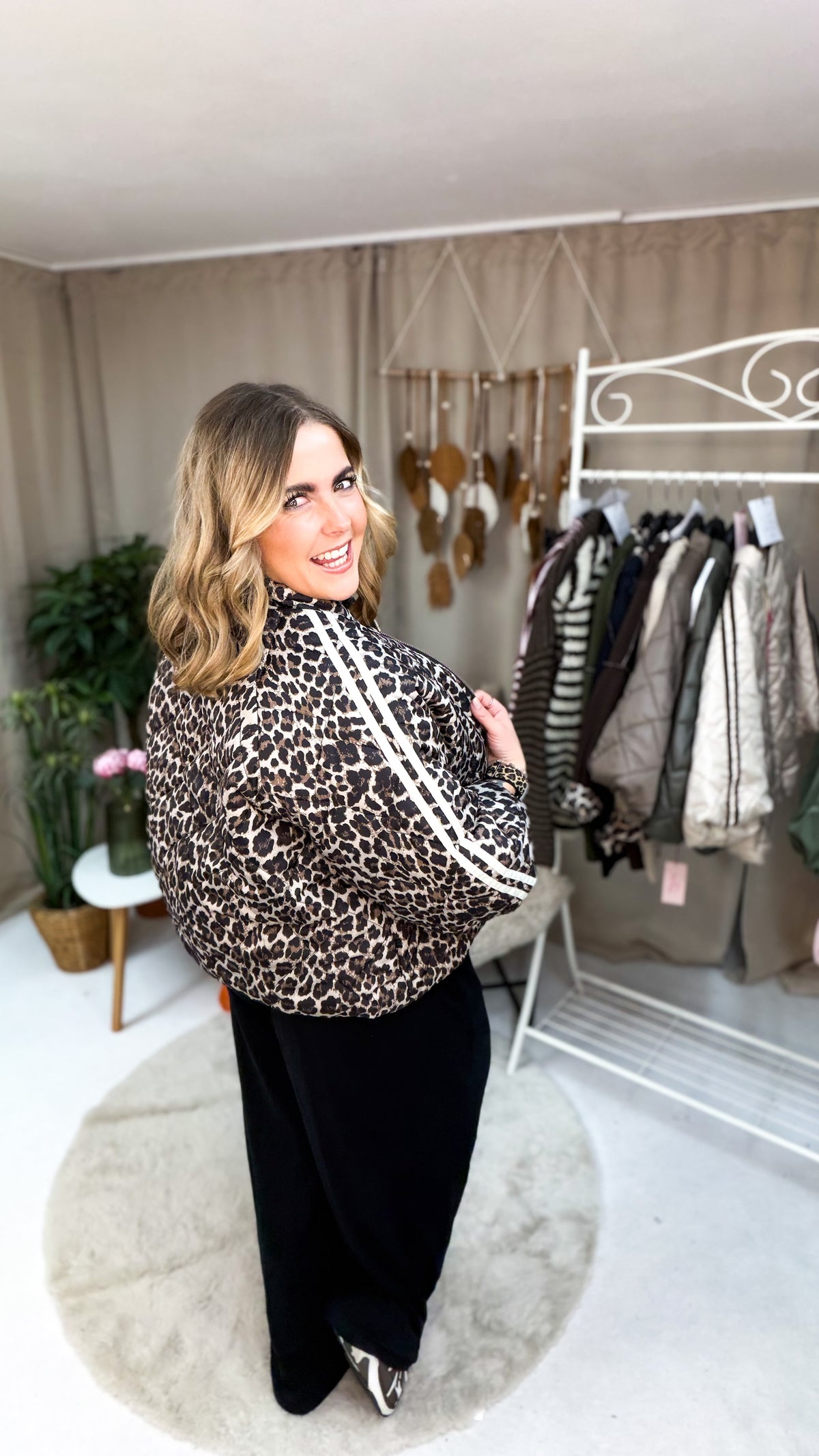 Jacke im Leoprint (70407)