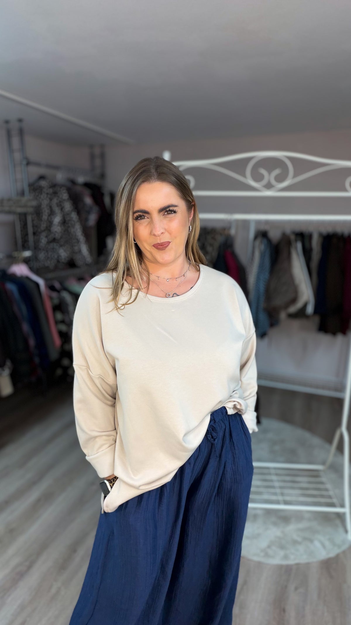 Pulli oversized geschnitten (70514)