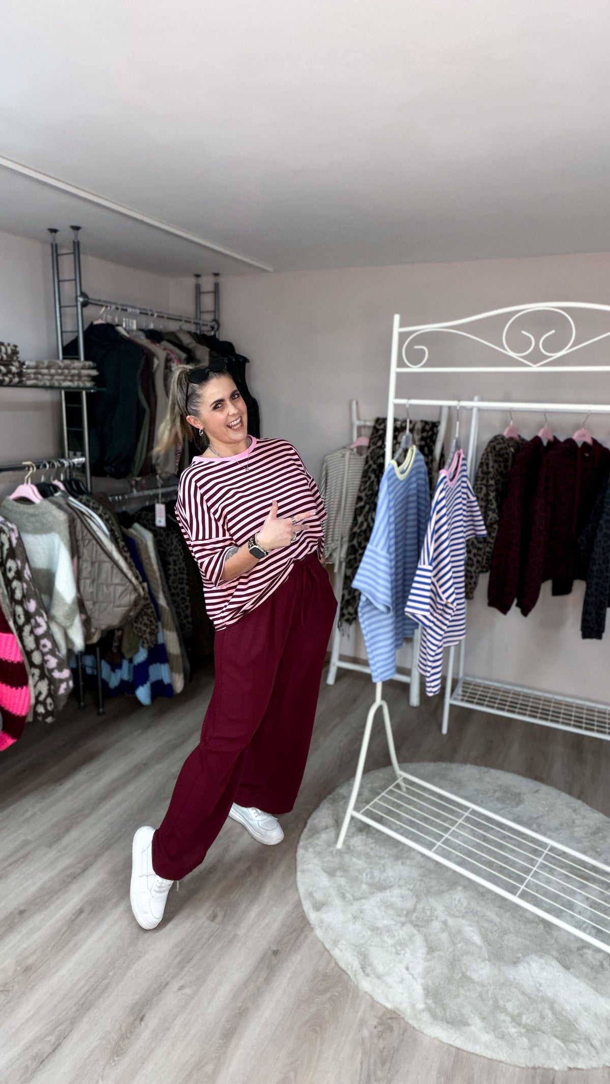 Shirt, geringelt, oversized geschnitten 70270