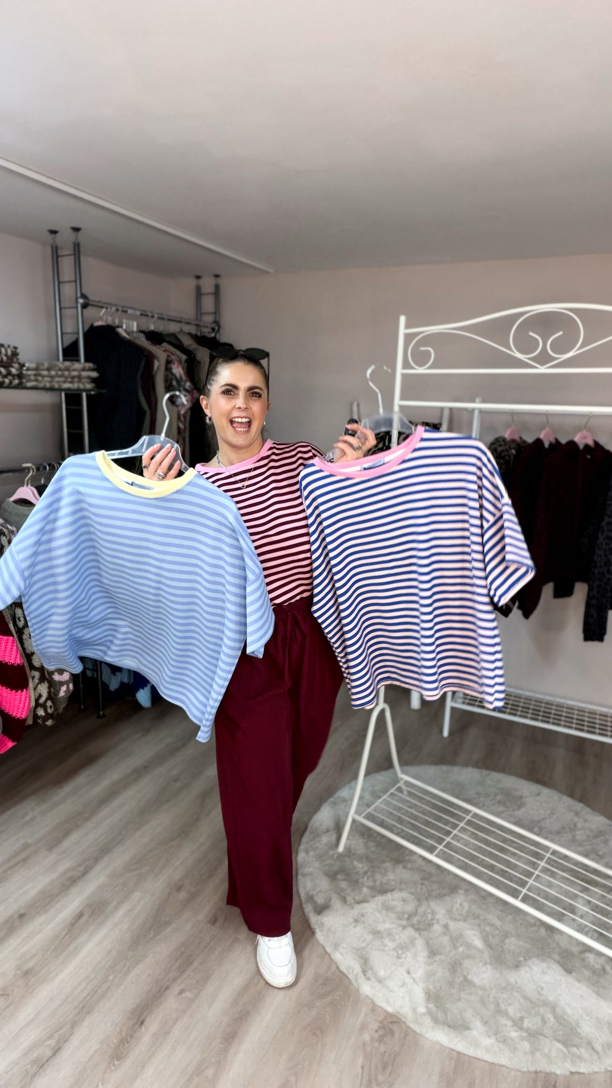 Shirt, geringelt, oversized geschnitten 70270
