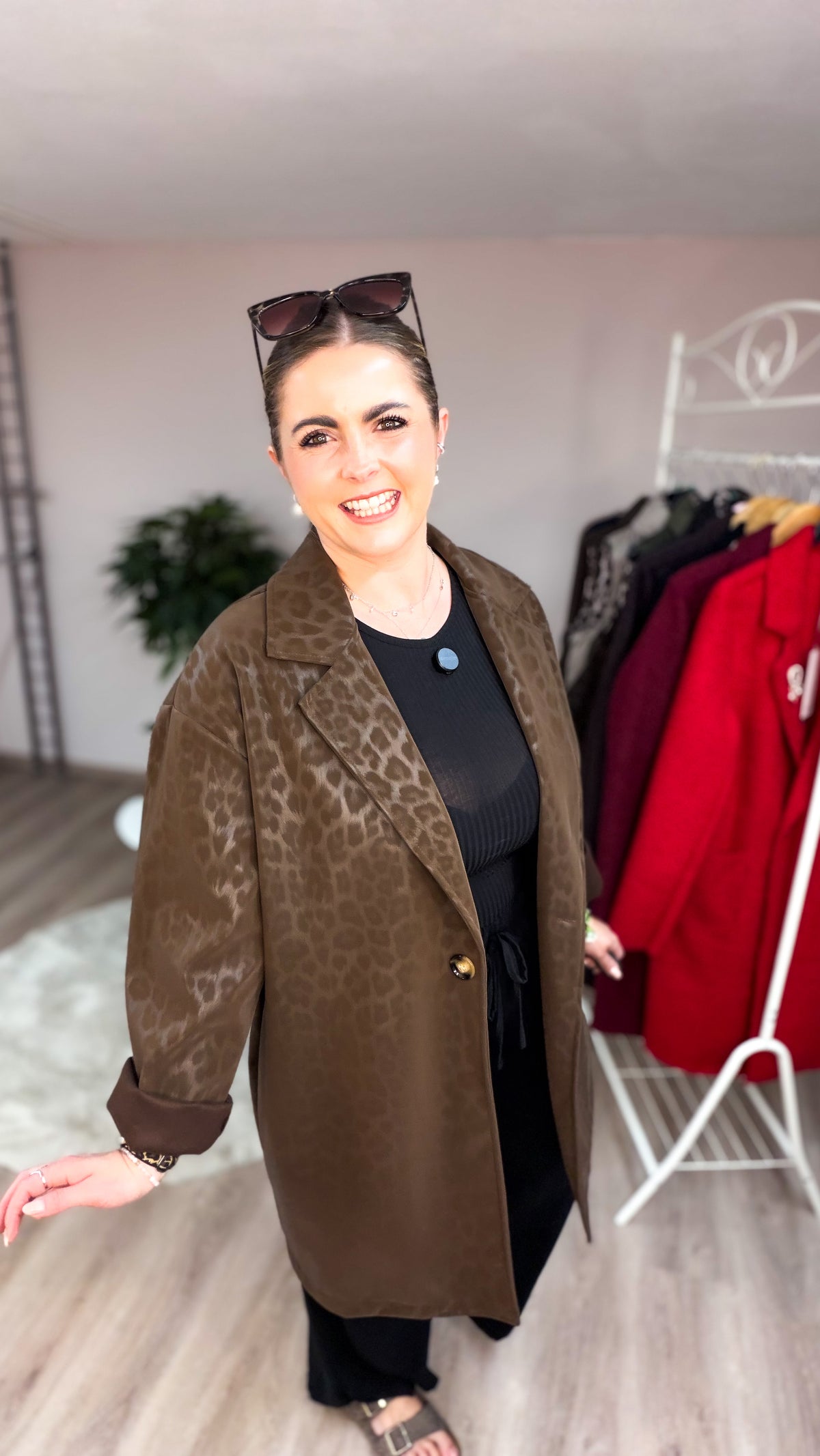 Jacke im Leoprint 70416